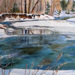 Winter Reflections 22" x 11"